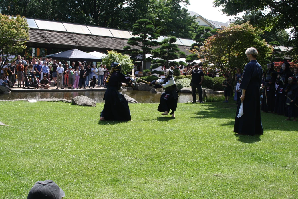 Kendo-Wettkampf im Japanischen Garten